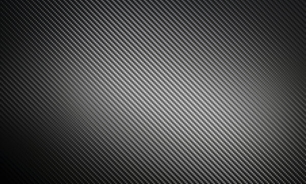 Dark carbon fiber background showing diagonal weave pattern