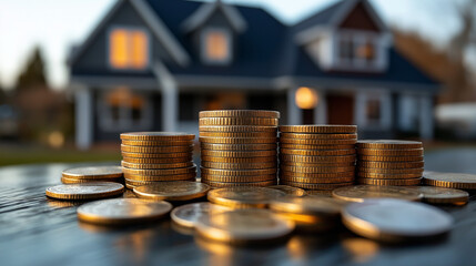 Real Estate Investment and Mortgage Concept  
