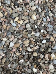 Sea Pebbles Background, Harmonious Pebble Texture