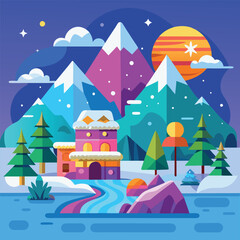 winter background 
