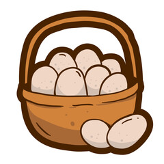 eggs in basket