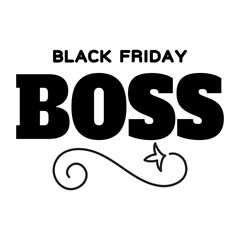 Black Friday Boss  SVG