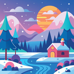 winter background 