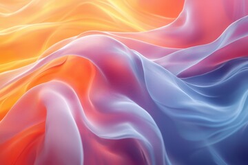 Obraz premium Vibrant gradient color transition abstract digital art high fidelity background soft texture close-up view modern aesthetics