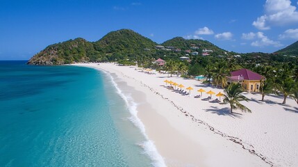 Caribbean Beach Resort Aerial View
