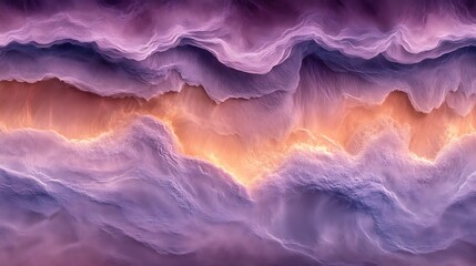 Abstract Purple and Orange Wavelike Texture