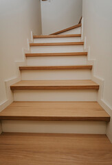 Modern Wooden Staircase – Minimalist Interior Design