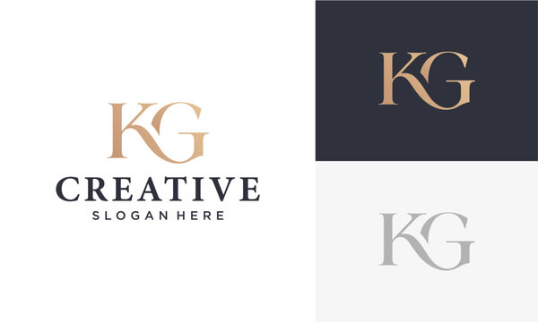 initial kg vector logo