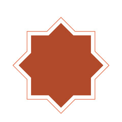 Oriental Arch Shaped Decorative Door or Window Frame in Islamic Style