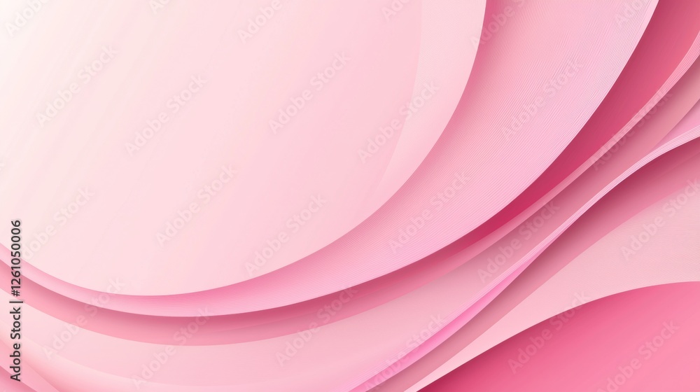 Poster smooth, undulating pink waves create a dynamic and visually appealing abstract background, perfect f