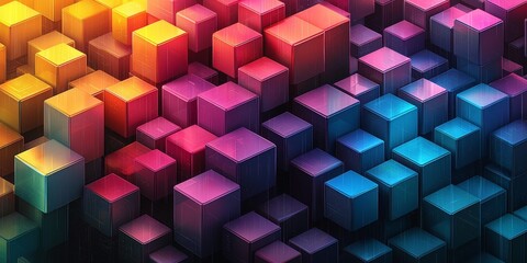 Optical Depth: Colorful Geometric Tessellation with Moving Vibrancy
