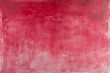 Obraz premium Red acrylic or oil paint creating a gradient effect on white canvas, forming an abstract textured background, perfect for design projects needing a vibrant and artistic touch