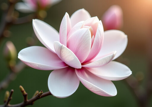 magnolias release sweet intense fragrance fills air beautiful scent blooming