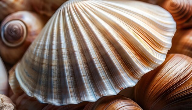 Seashell background