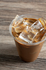 A view of a cup of Vietnamese coffee.