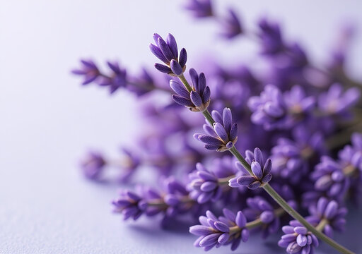 soft lavender fragrance fills air calming scent fresh dried purple