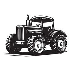 Farming Equipment Illustration – Heavy Machinery Vector