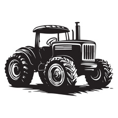 Farming Equipment Illustration – Heavy Machinery Vector