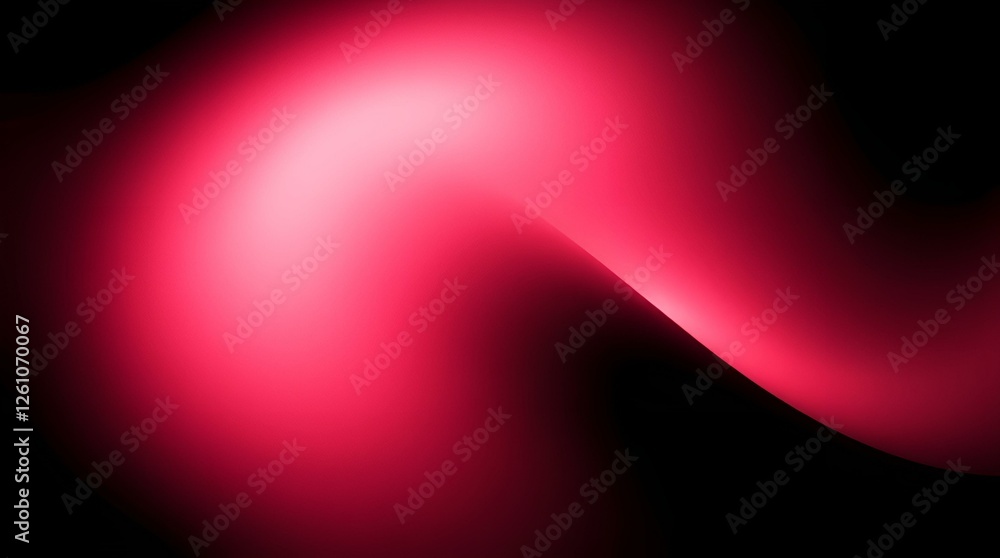 Poster abstract background with smooth pink wave and gradient effects