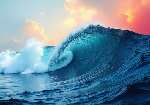 abstract wave artistic representation unique emotional experience shared many individuals
