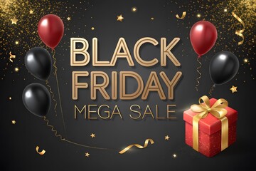 Black Friday Mega Sale Offer Promotion design 