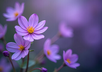 violet flowers add decorative touch various backgrounds unique beauty subtle charm everywhere used