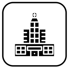 Fototapeta premium icon hospital