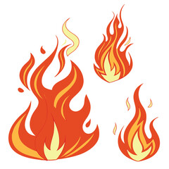 Fire Illustration 