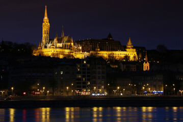 Naklejka premium castle at night