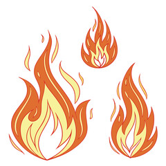 Fire Illustration 