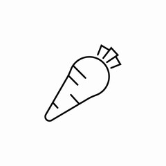 carrot diet icon sign vector