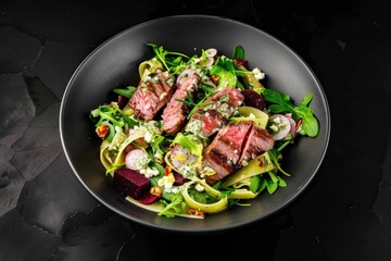 Crispy Fennel and Spinach Salad with Steak Seasoning