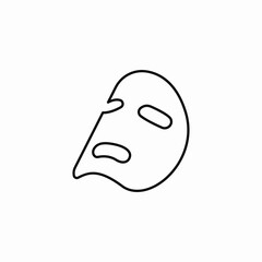 face mask icon sign vector