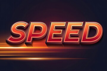 Speed Text Effect - High-Energy, Motion & Racing-Inspired Typography