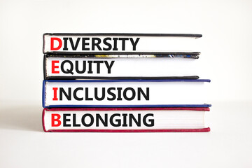 DEIB diversity equity inclusion belonging symbol. Concept words DEIB diversity equity inclusion...