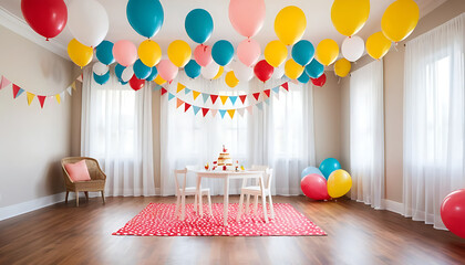 birthday celeberation room background