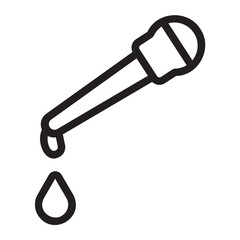 Dropper  line icon