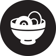ramen glyph icon