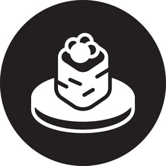 sushi glyph icon