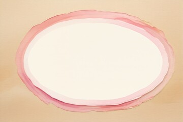 Soft Pink Watercolor Frame with Blank Center for Text or Images