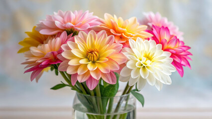 Vibrant flower bouquet on a soft pillow indoor floral arrangement cozy home decor bright colors and serenity