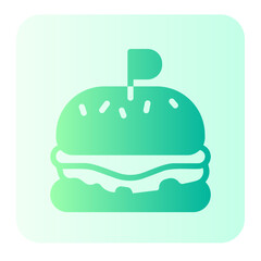 burger gradient icon