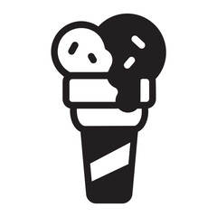Ice Cream glyph icon