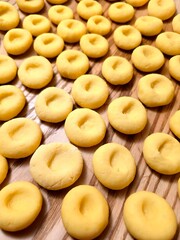 The photo shows dumplings made from boiled potatoes, eggs and flour. A traditional Polish dish.
