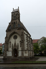 Obraz premium Slovakia Bratislava city view cloudy autumn day