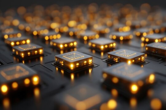 Illuminating the Future A Glimpse into a Dense Network of Advanced Microprocessors