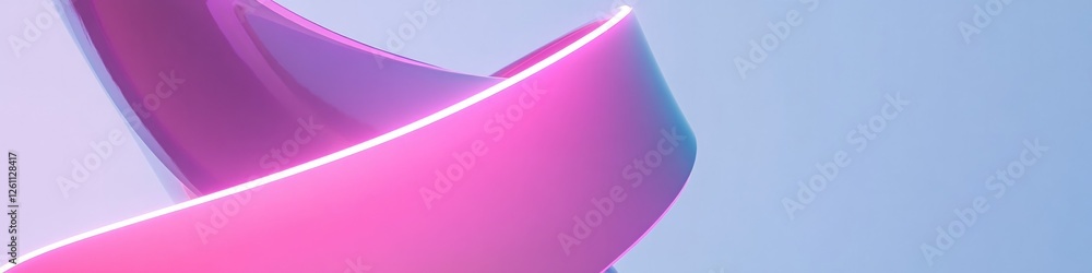 Poster vibrant image of jagged and smooth curves spiraling together their glowing edges forming dynamic abs