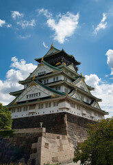 Reconstructed Osaka Castle is a Japanese castle located in Osaka, Japan. ōzaka-jō, ōsaka-jō, japan, osaka castle, architecture, japanese castle, osaka, japanese, azuchi-momoyama, osaka prefecture, ja
