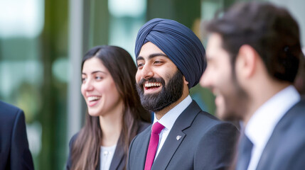 Multicultural Corporate Team Meeting - Diverse Professionals Examining Business Success and Building Relationships