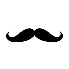 moustache icon or logo isolated sign symbol vector illustration